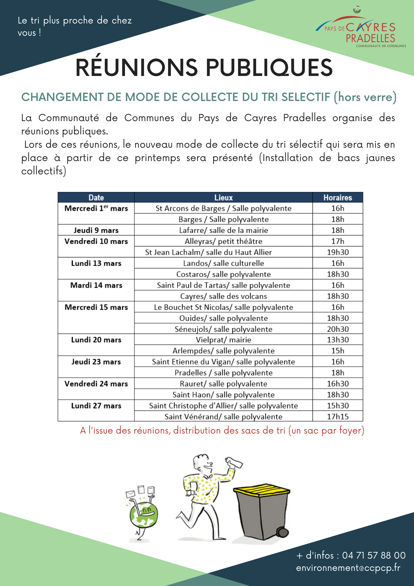 TRI SELECTIF - REUNIONS PUBLIQUES