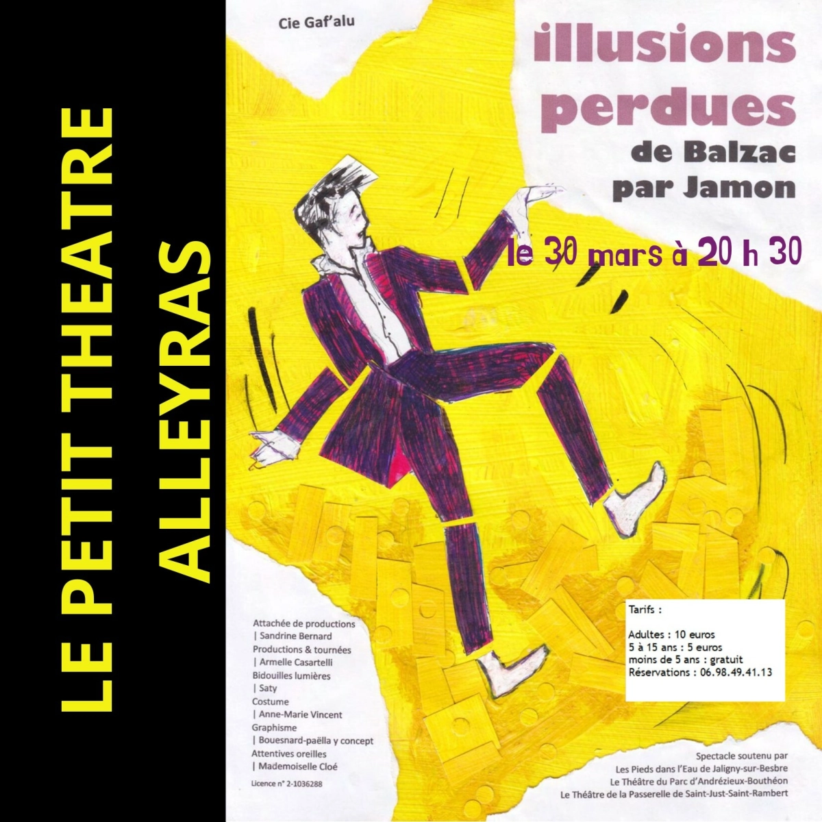 Théâtre "Illusions perdues" de Balzac par Jamon Théâtre "Illusions perdues" de Balzac par Jamon