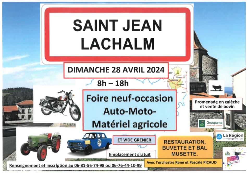 Foire de St Jean Lachalm