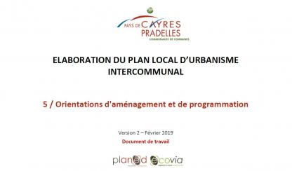 Orientations d'aménagement et de programmation Orientations d'aménagement et de programmation