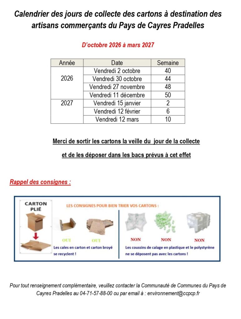 Collecte de cartons